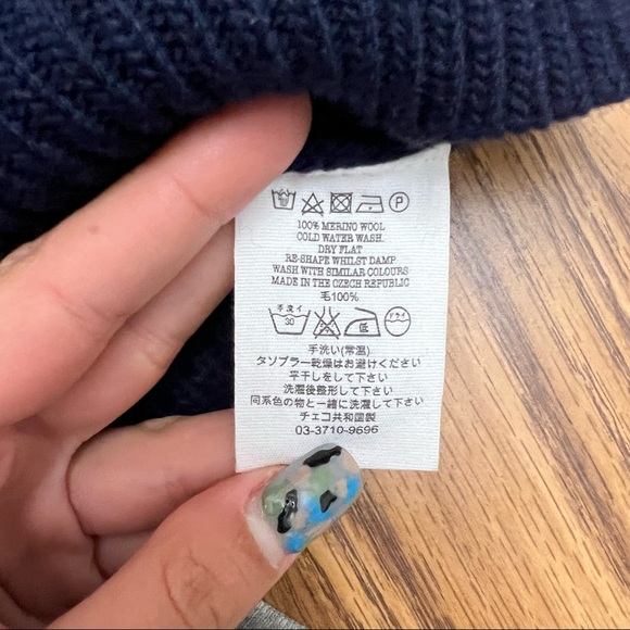 YMC Merino Wool Roll Neck Knit Tank Top - Picture 8 of 12